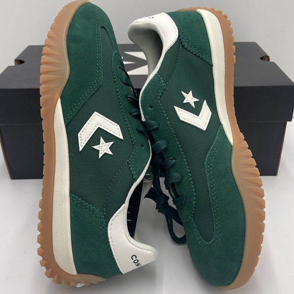 Converse Men’s RUN STAR TRAINER OX GREEN ENVY/EGRET/WHITE A13359C Sneakers - Picture 11 of 16